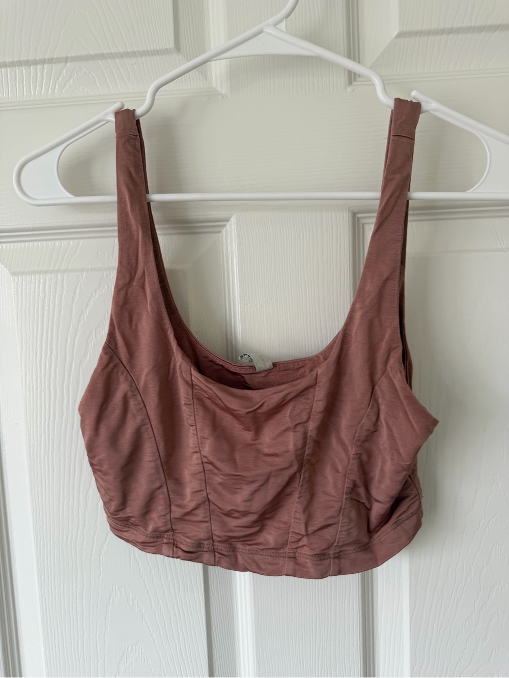 Free People Dusty Rose Scoop Neck Bralette